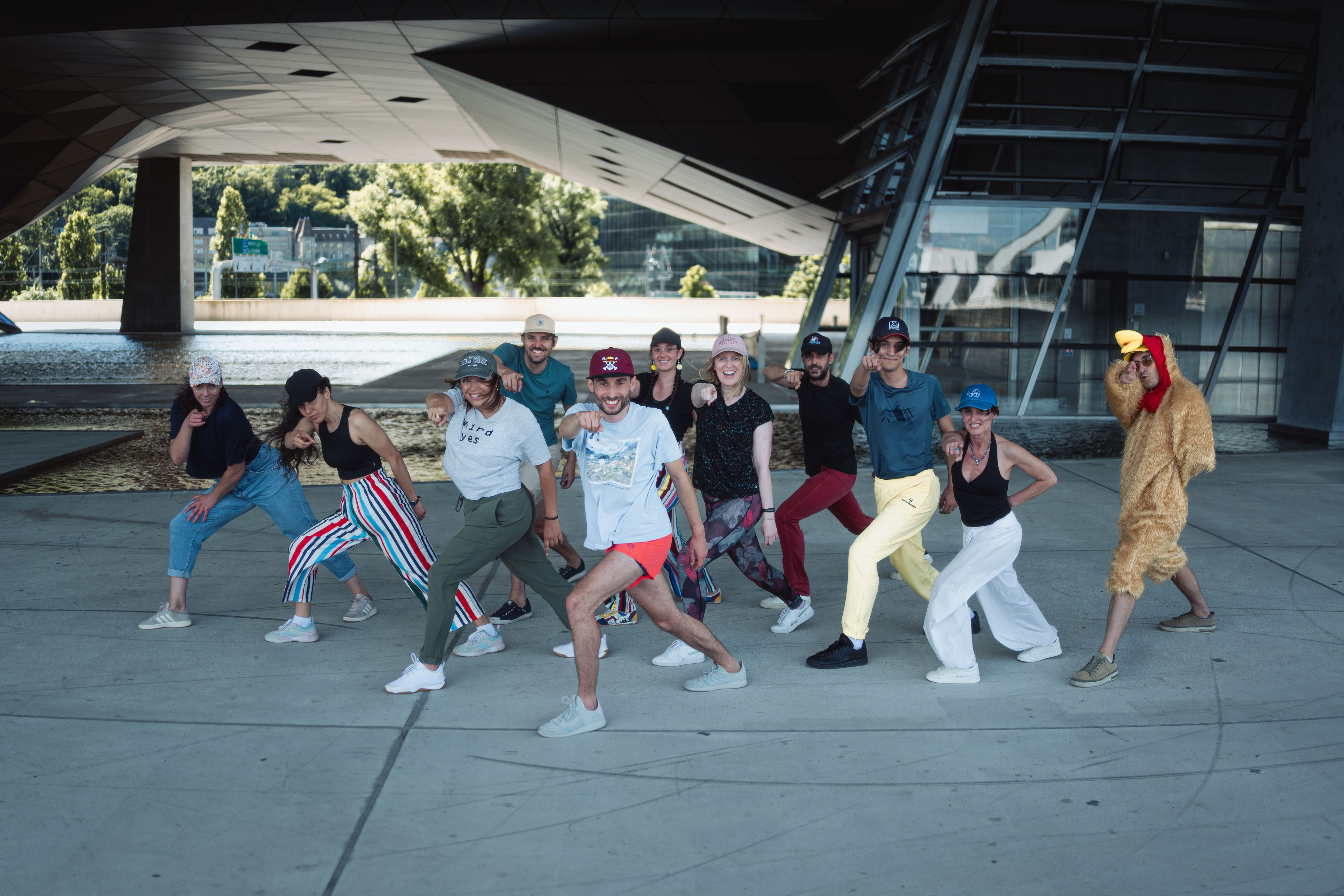 Le groupe Shuffle de Les Lisières Dance School